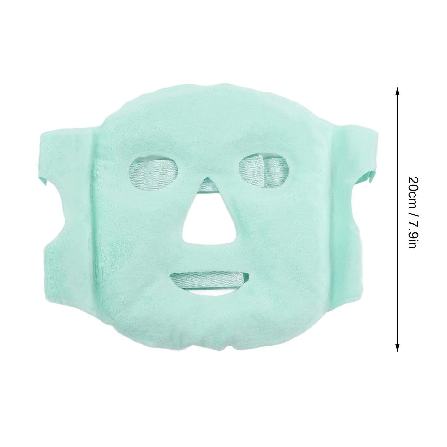 Face ice Pack ice Pack for Face Cold Face Mask Cold Face Eye Mask Ice Pack Reduce Face Puff Gel Beads Hot Heat Cold Compress Pack Face for Reusable for Post Laser Care (Light Green)