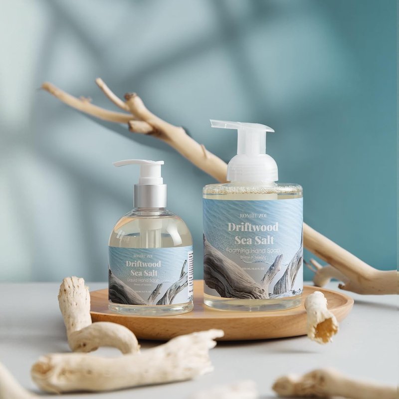 ROMIIE ZOI Liquid Hand Soap - Driftwood Scent - 260ml | Luxurious Gift Box