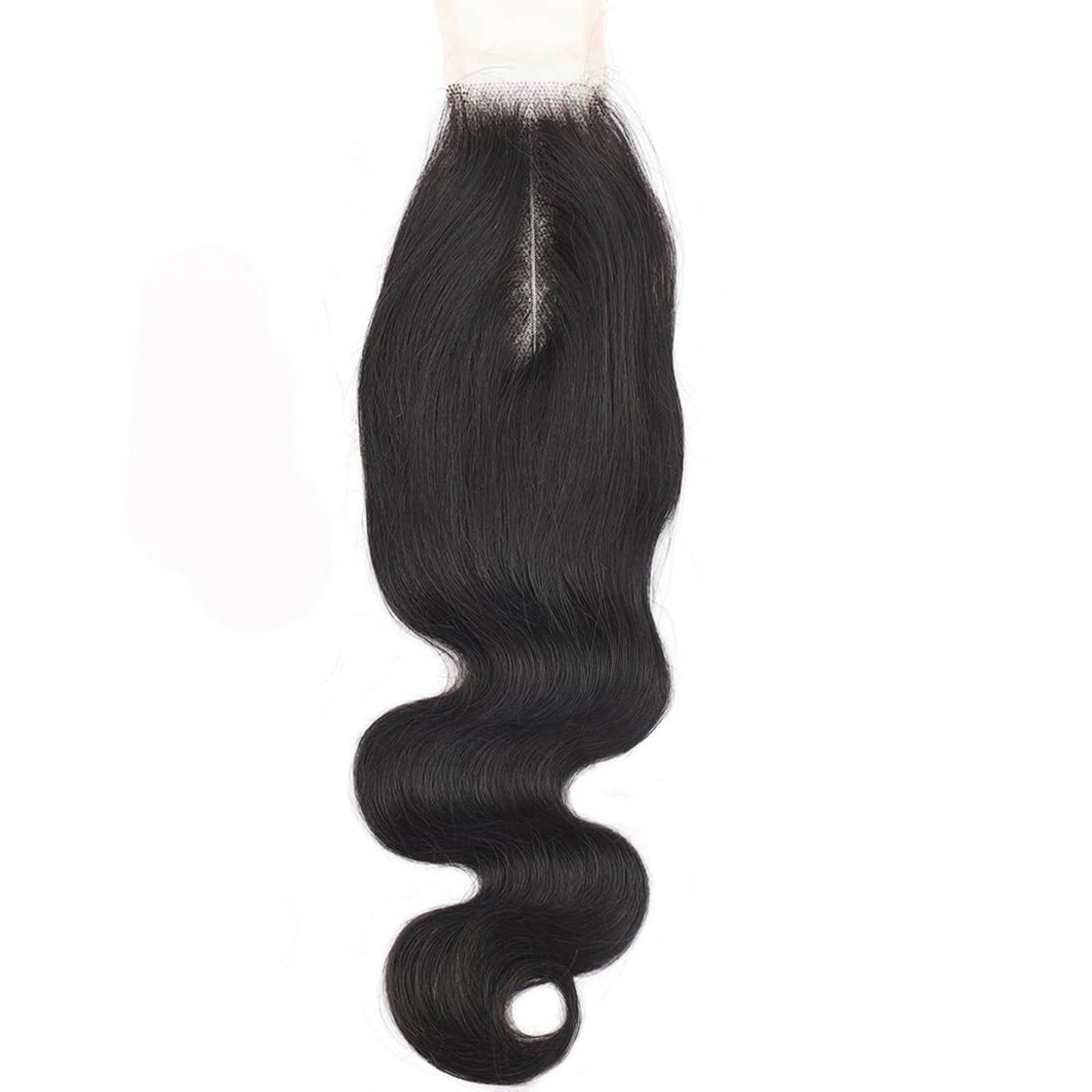 Selina Lace Closure 10 Inch Brazilian Body Wave Closure Free Part 2x6 Lace Closure Unprocessed Human Hair Natural Black Color Virgin Human Hair (2X6 Body, 10“Body)