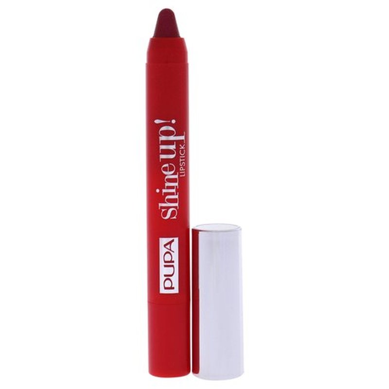Pupa Milano Shine Up! Lipstick - Provides Definition And Fullness - Two In One Crayon - Achieve Full Metallic Finish - Provides Extreme Shimmer - Long Lasting - 009 Red Queen - 0.056 OZ