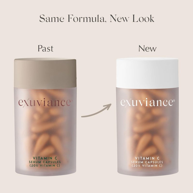 EXUVIANCE Vitamin C Serum Maximum Effective Strength Single-use Capsules, 60 ct.
