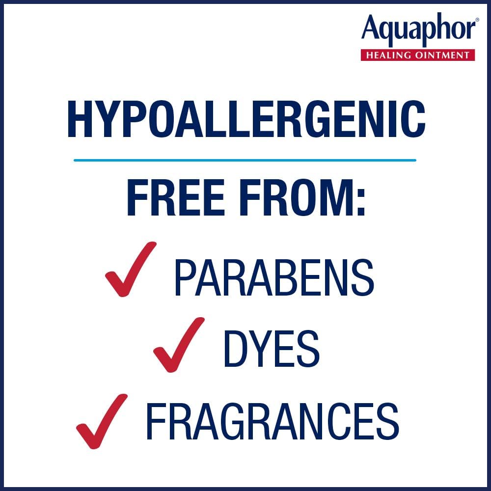 Aquaphor Healing Ointment - Advanced Skin Protectant & Moisturizer for Dry Skin, 3.5 Oz