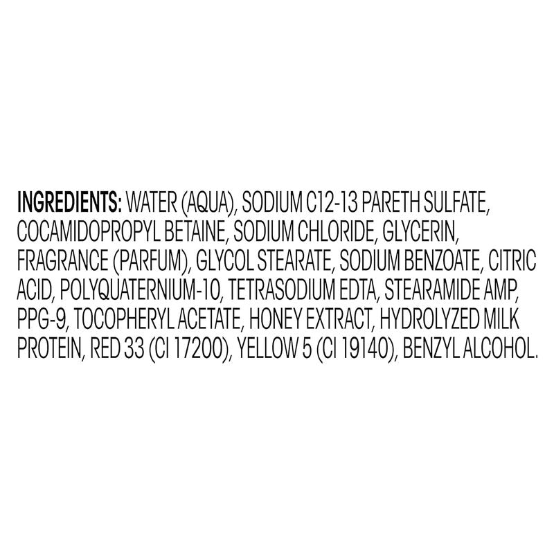 Suave Moisturizing Body Wash, with Milk & Honey and Vitamin E Extract, No Parabens, No Phtahaltes, 18 Oz (Pack of 12)