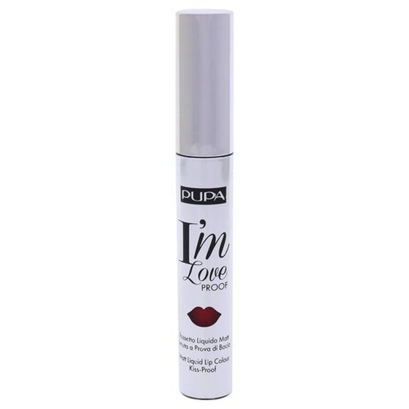 Pupa I Am Love Proof Matt Liquid Lip Color - 011 Kiss Me Red Milano for Women - 0.09 oz Lipstick