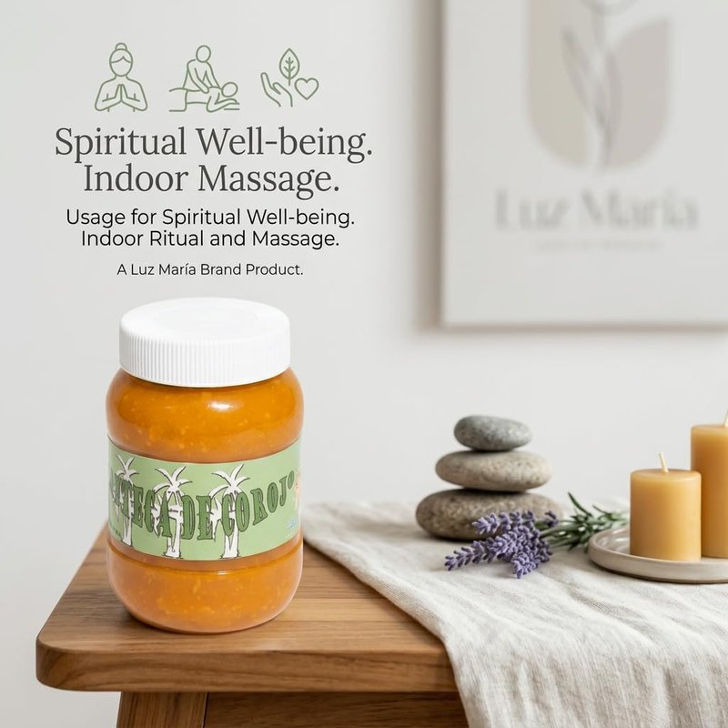 1/4 Natural Corojo Butter for Sancería and Spiritual Rituals | Use in Offerings, Altars and Worship