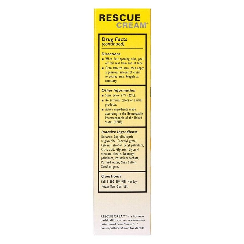 Bach Original Flower Remedies - Rescue Cream - 1 oz.