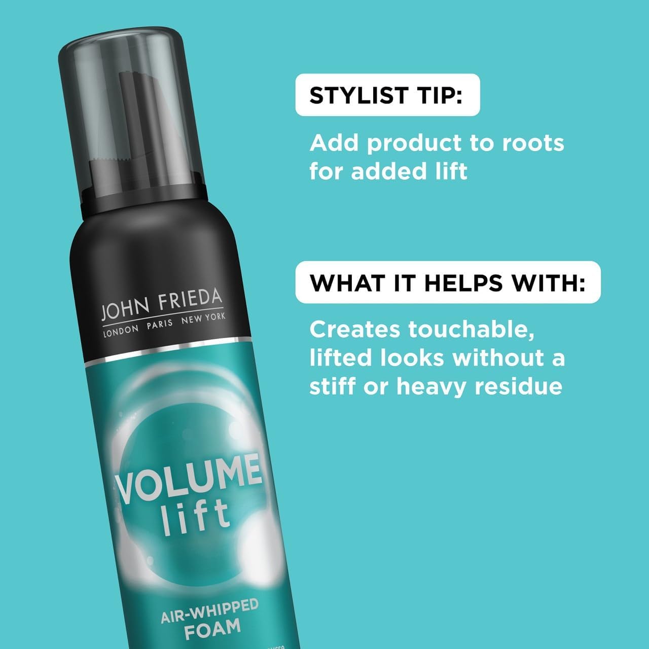 John Frieda Collection Luxurious Volume Perfectly Full Mousse, 7.5 Ounce (Pack of 3)