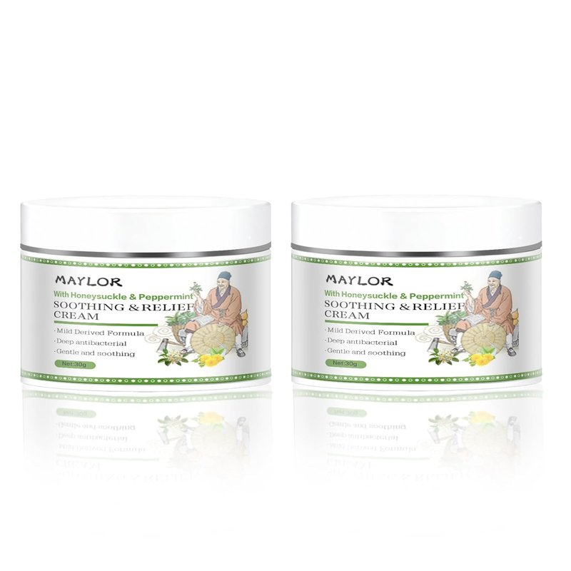 Soothing Moisture Cream for Sensitive & Dry Skin - Fragrance-Free Hydrating Lotion | 1.06 oz