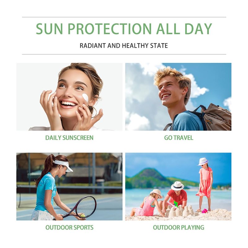 πΆπππ‘πππΓ‘ Sunscreen SPF50 PA++++, 50ML Madagascar Face Sun Screen Long-Lasting Protection (2 PCS)