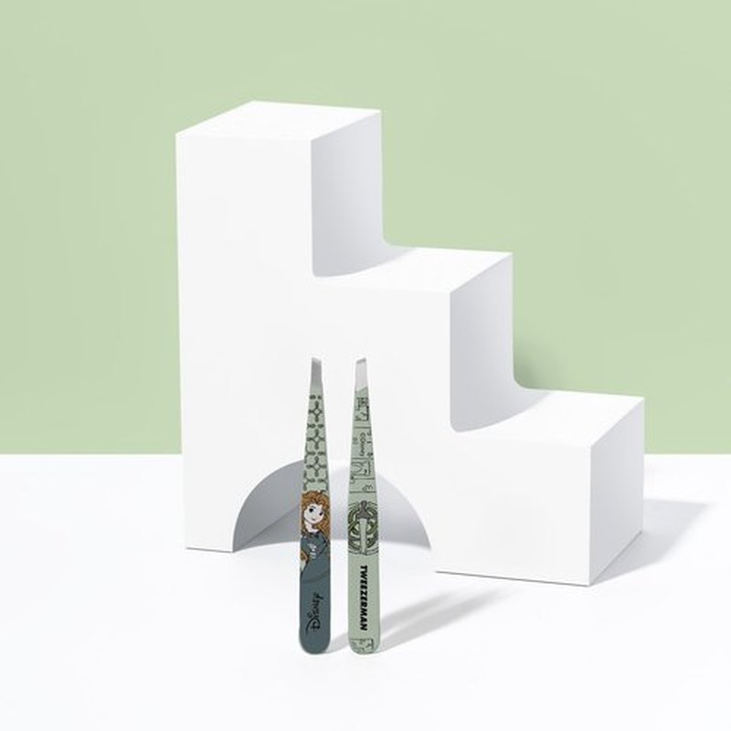 Tweezerman Merida Slant Tweezer - Eyebrow Tweezers for Women and Men