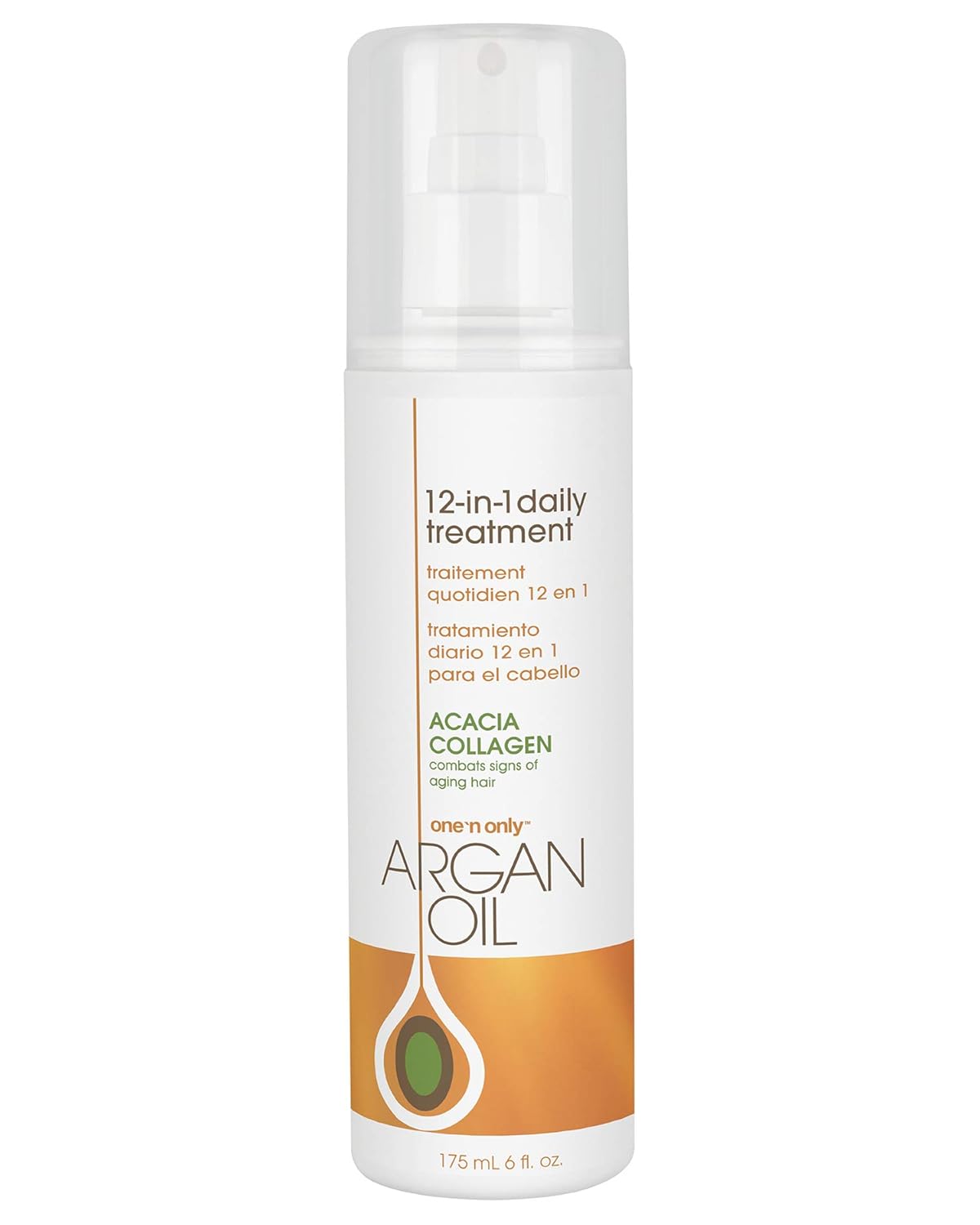One N' Only Argan Oil 12-in-1 Treatment for Frizz Control & Moisture - 6 Fl Oz (2 Pack)