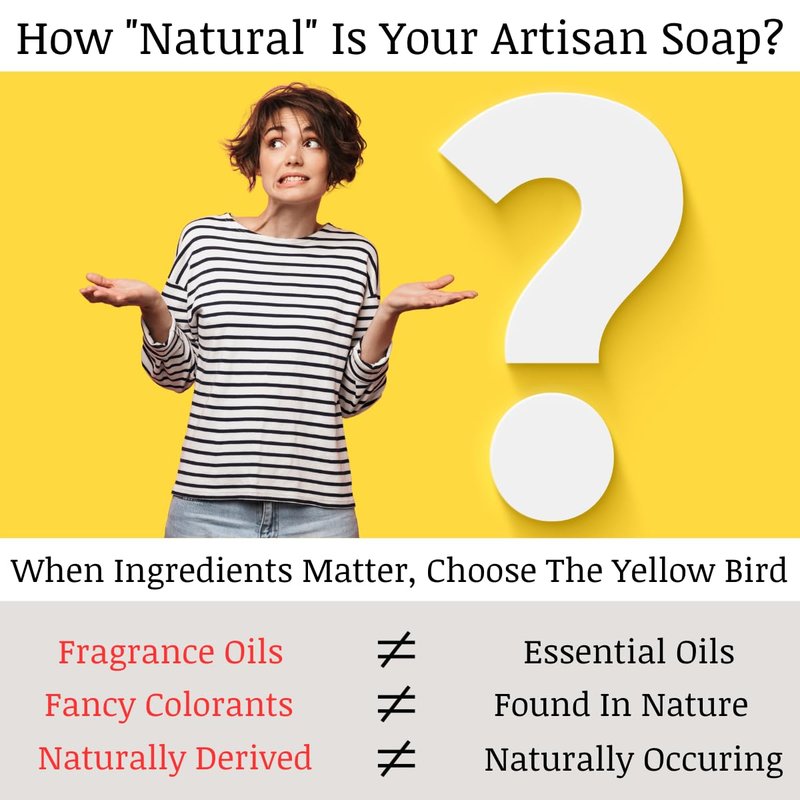 The Yellow Bird Natural Bar Soap (Eucalyptus Spearmint, 2 Bar Pack)