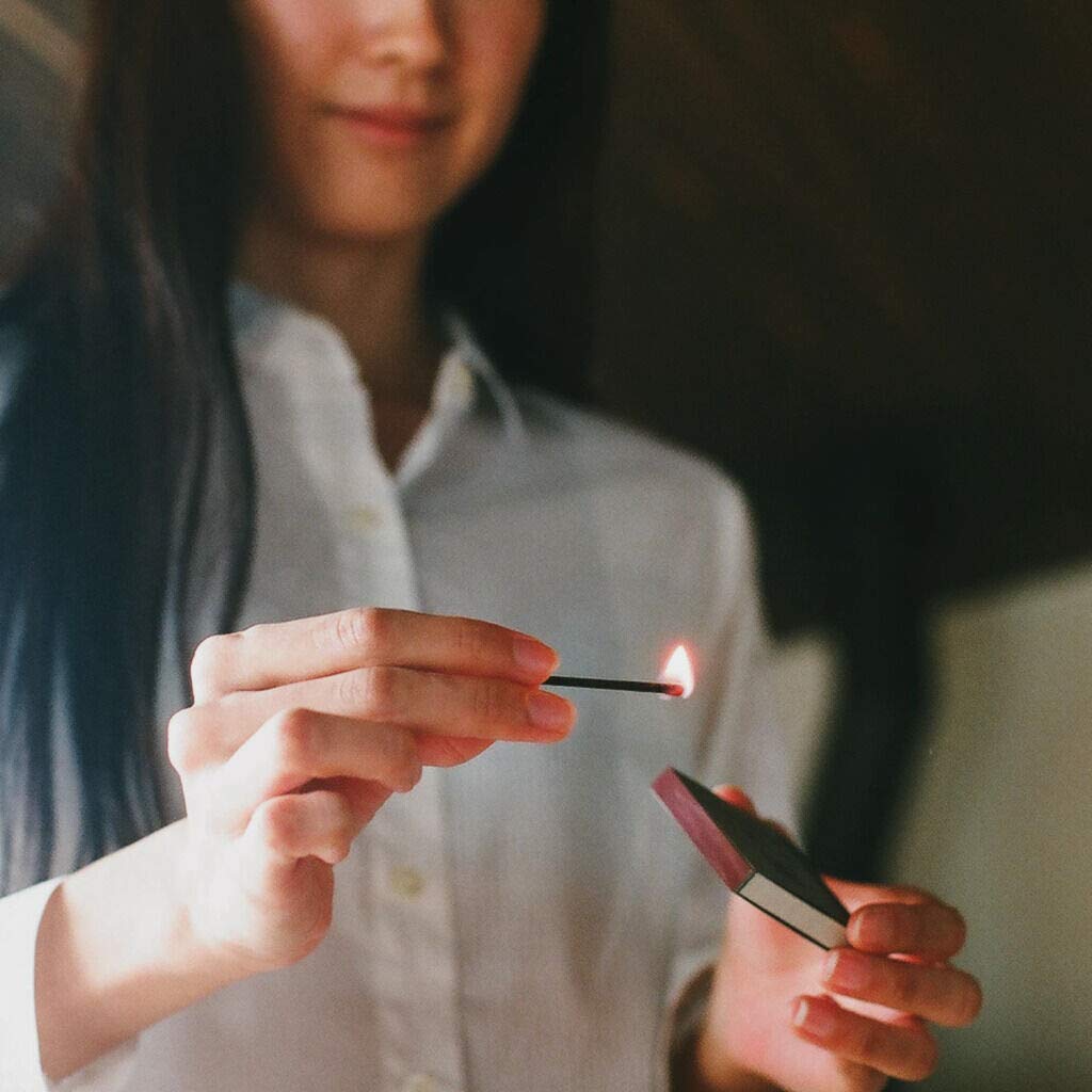 Hibi Box of 30 Incense Matches | Japanese Cypress