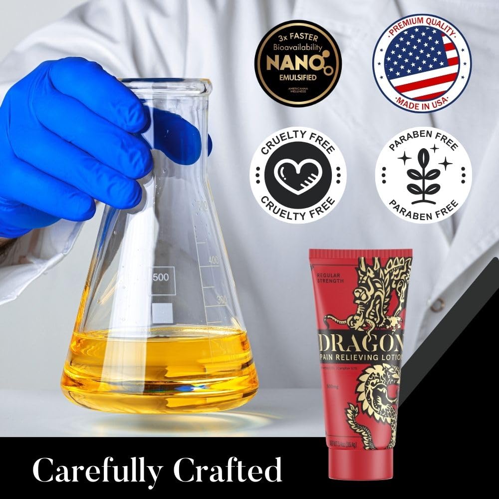 Americanna Wellness Dragon Lotion 3.4oz Regular Red