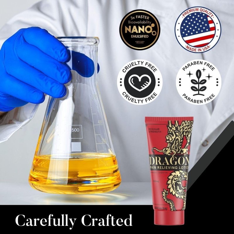 Americanna Wellness Dragon Lotion 3.4oz Regular Red