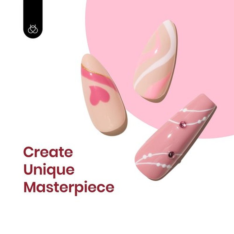 Beetles Gel Nail Polish 23Pcs Nail Set Dare to Bare Collection Nude Pink Gel Nail Polish White Neutral Soak off Uv Led Lamp Needed Manicure with 3Pcs Base Matte and Glossy Gift for Women