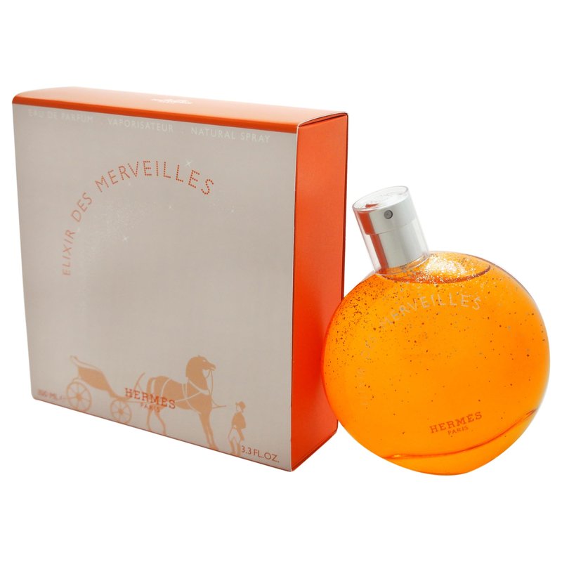 Hermes Elixir Des Merveilles Eau De Parfum for Women, 3.3 Fluid Ounce