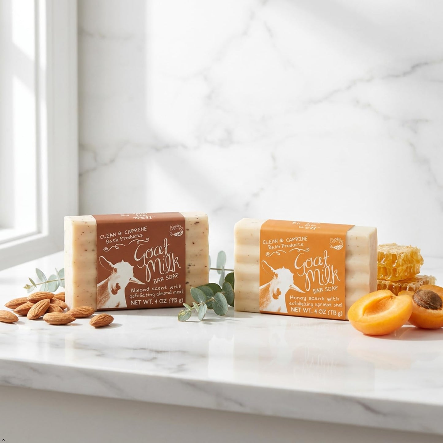 San Francisco Soap Company Goat Milk Soap Bar β Honey & Goat Milk (4 Ounce) | Moisturizing Natural Body Soap with Nourishing Shea Butter | Gentle, Hydrating Skincare for All Skin Types |