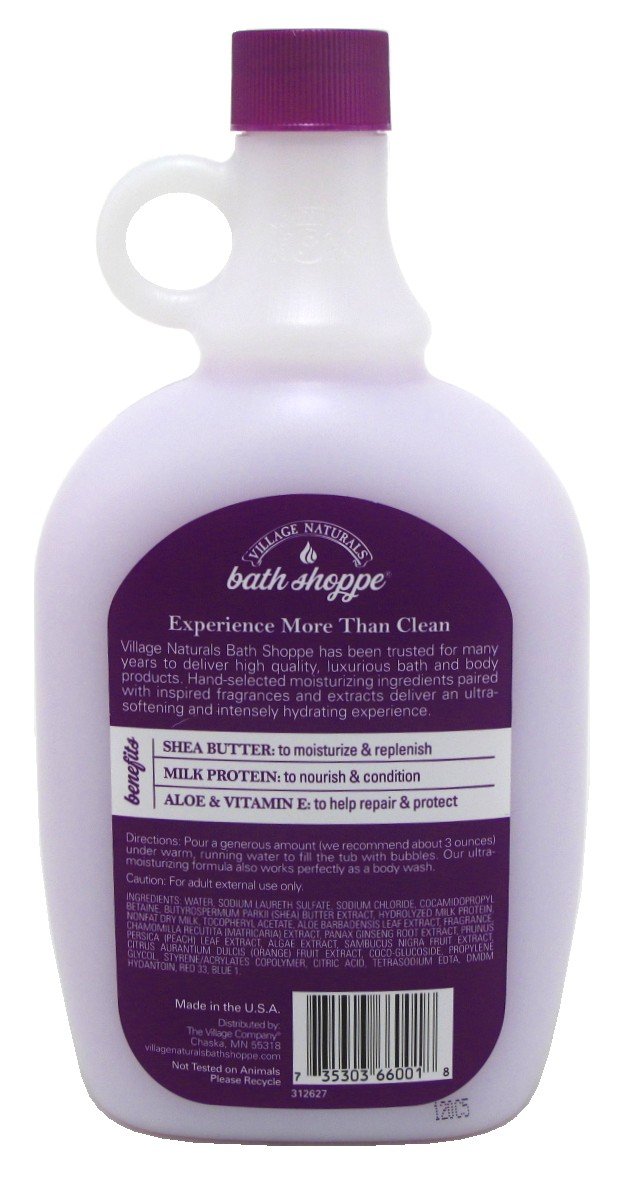 Village Nat. Bath Milk Bath Ultra-Moist Lavendr/Chamo 28 Ounce (828ml) (3 Pack)