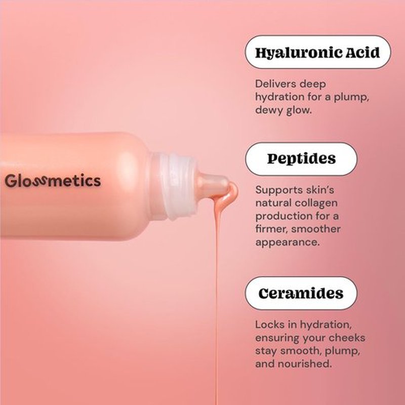 Glossmetics Sun-Kissed Glow Duo, Brightening and Moisturizing Bronzing and Blush Drops for Radiant Skin. Pack of 2