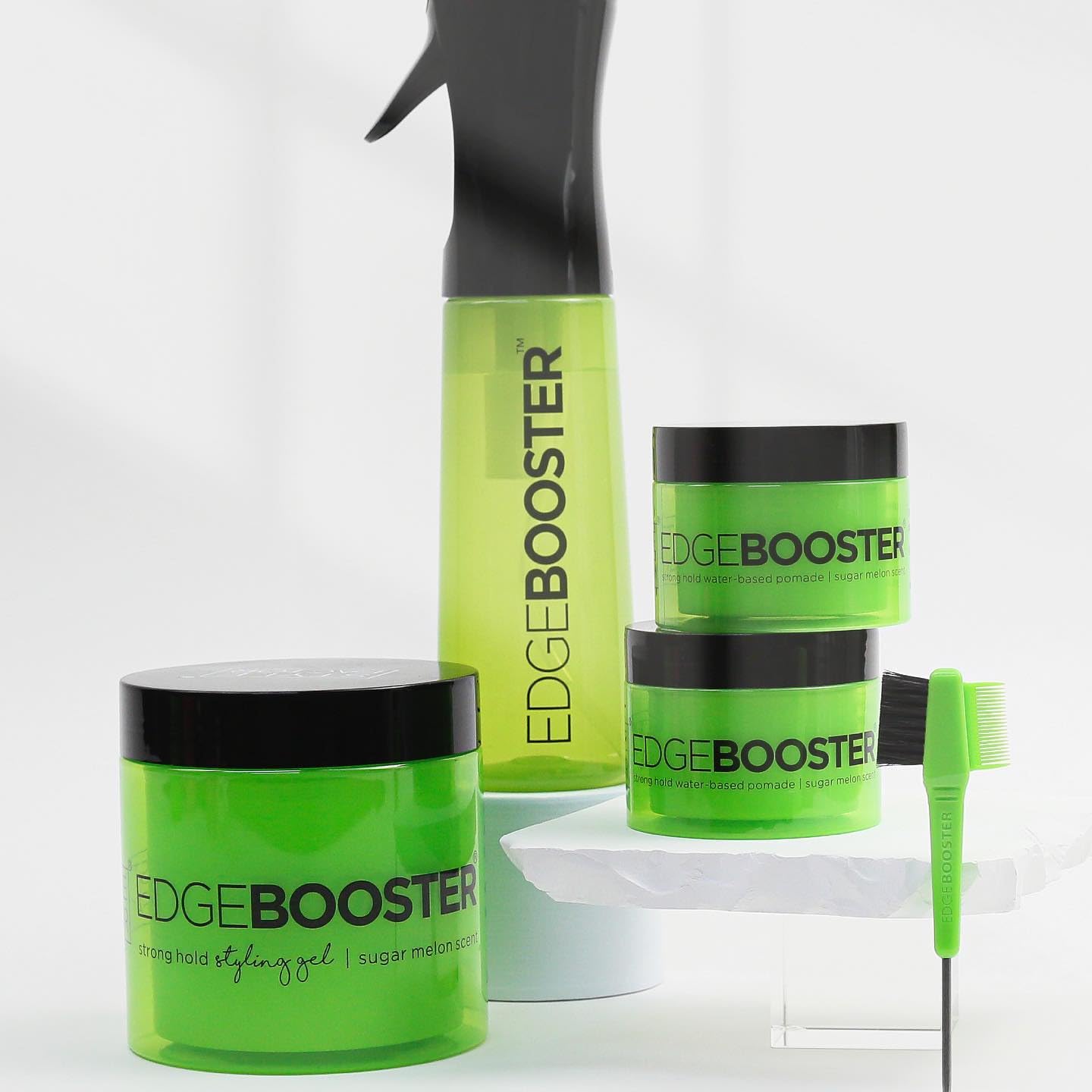 Style Factor Edge Booster Strong Hold Styling Gel, 16.9 Ounce (Sugar Melon)