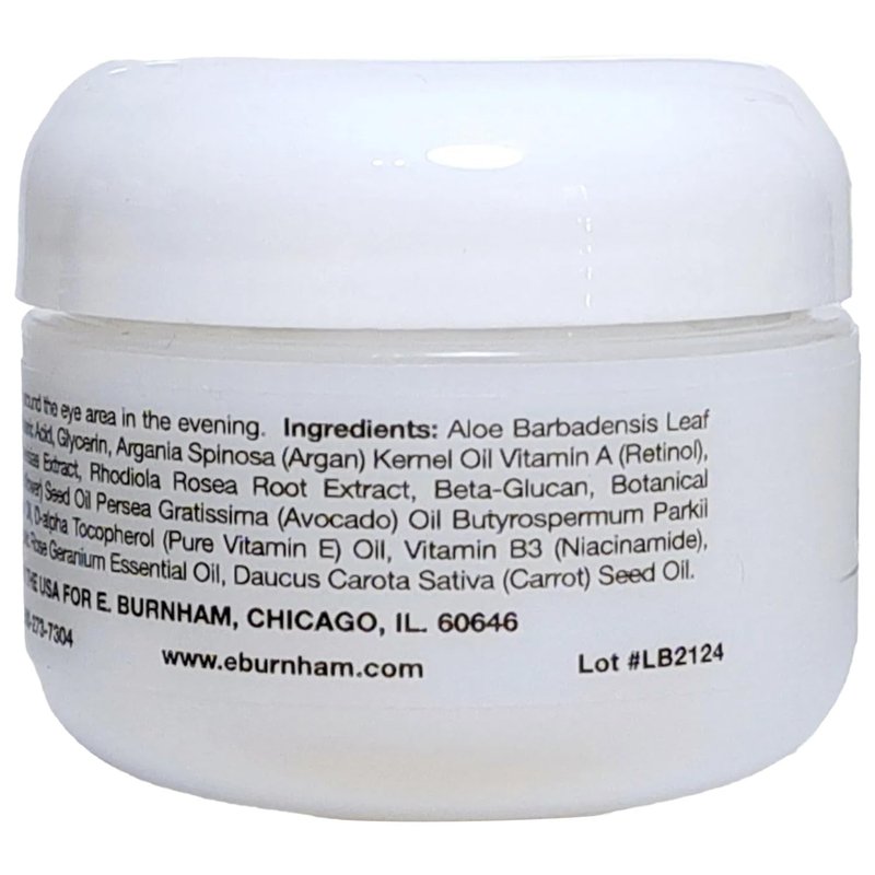 E. Burnham Retinol Ultra Rich Eye Créme 1 Oz. – Hydrating & Firming Eye Cream for Smoother, Brighter-Looking Under Eyes – Gently Softens the Look of Fine Lines