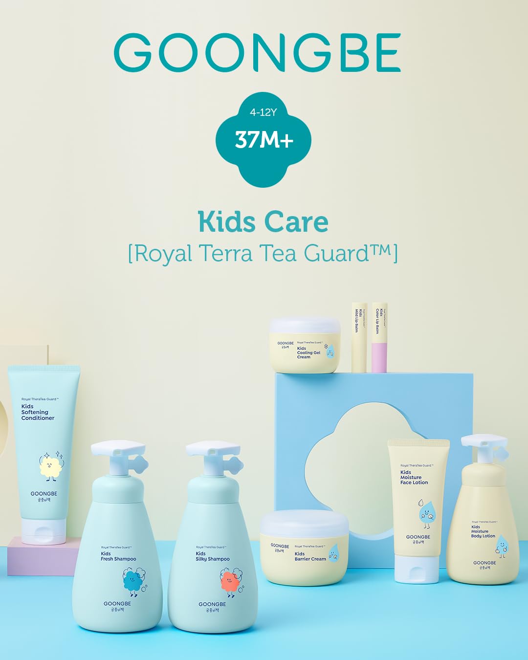 GOONGBE Baby Easy Wash Sun Lotion SPF 30 & Soothing Water Gel Cream - Korean Zinc Oxide Mineral Sunscreen & Cooling Moisturizer - Vegan Hypoallergenic for Ages 0-3, Lotion 2.11oz & Gel Cream 3.38oz