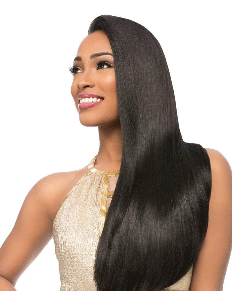 Sensationnel Empire yaki human hair - tangle free weaving for quick weave and sew in styles best for faux highlights - 1 pack (14 inch, T1B/350)