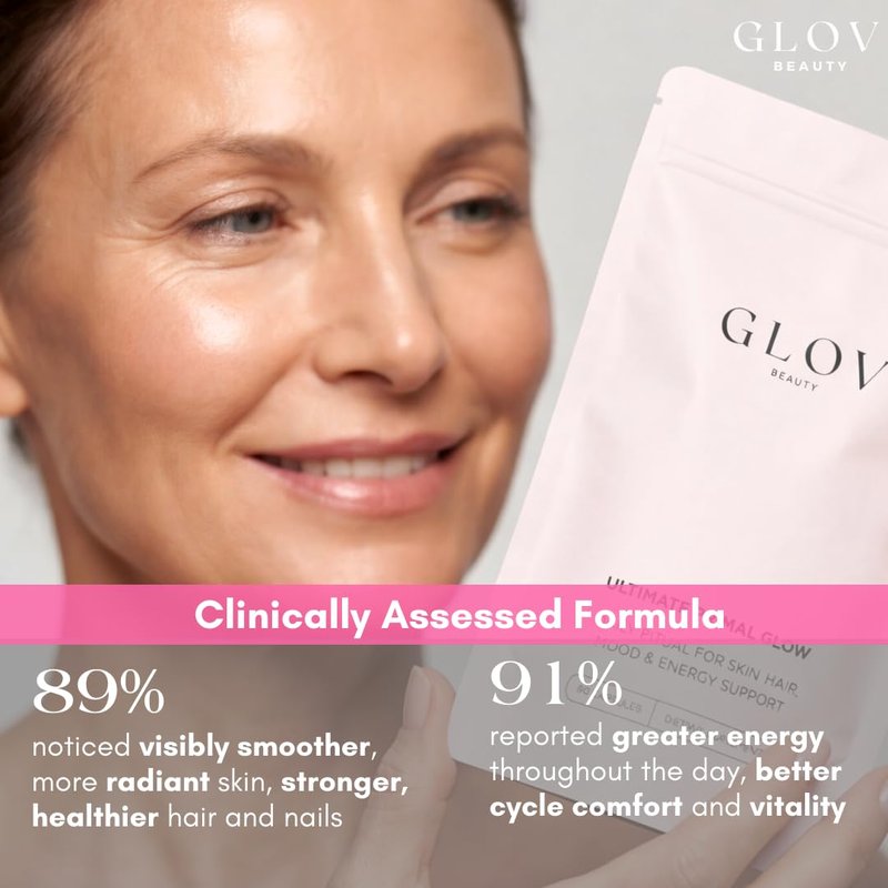 Glov Beauty Ultimate Primal Glow - Grass Fed Beef Organ Supplement for Women, Pasture Raised Liver, Heart, Kidney & Reproductive Beef Organs for Beauty, Energy & Vitality Support, 1Month Supply 60Caps