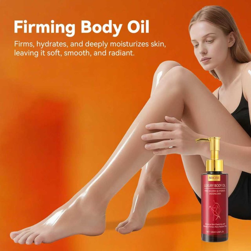 Body Firming Oil-Luxury Body Oil for Crepe Skin, Glow&Silky Remedy for Women, Tightening & Hydrating Treatment for Arms, Legs, Stomach, Natural Lightweight Non-Greasy Formula for Dry Skin, (Pack of 2)