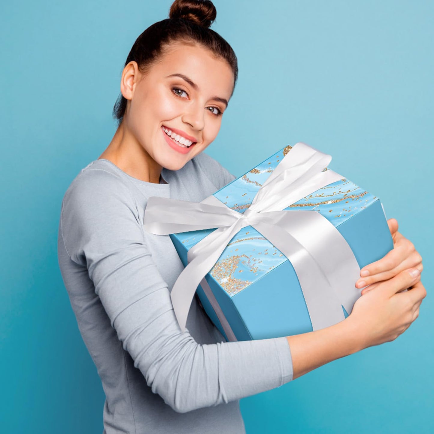 Self Care Get Well Soon Gifts for Women, Luxury Ocean Spa Gift Basket with Flannel Blanket - Unique Birthday Christmas Mother's Valentines Day Gifts for Mom Wife Girlfriend Best Friend Sister Her