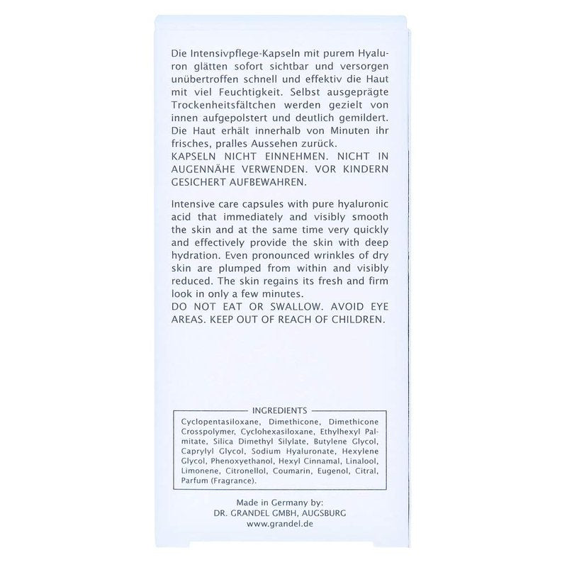 Dr. Grandel Hydro Active Hyaluron Filler Caps, 0.34 Fl oz