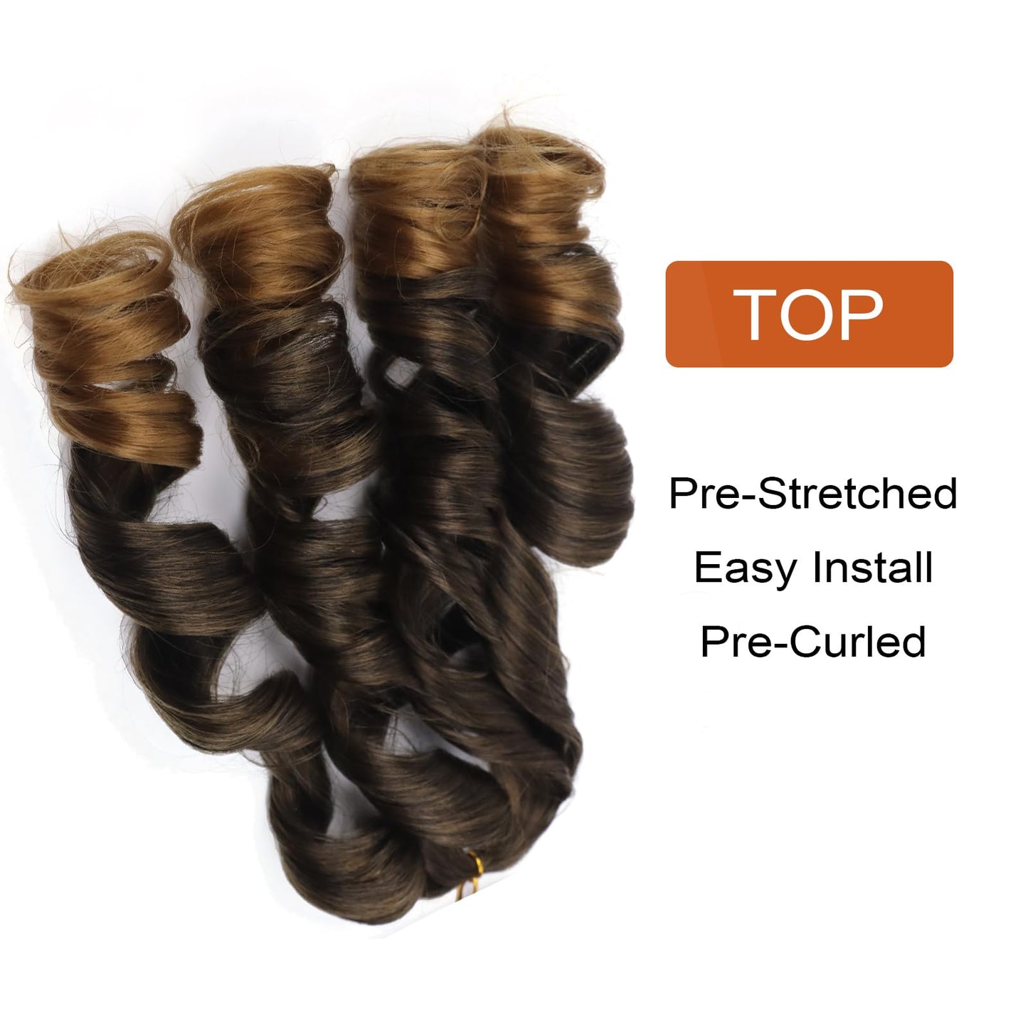 French Curly Braiding Hair Pre Stretched for Goddess Braids 14 Inch 8 Packs Spanish Braiding Hair Bouncy French Curl Crochet Braids Synthetic Braiding Hair Extensions(14 Inch/Pack of 8, T27)