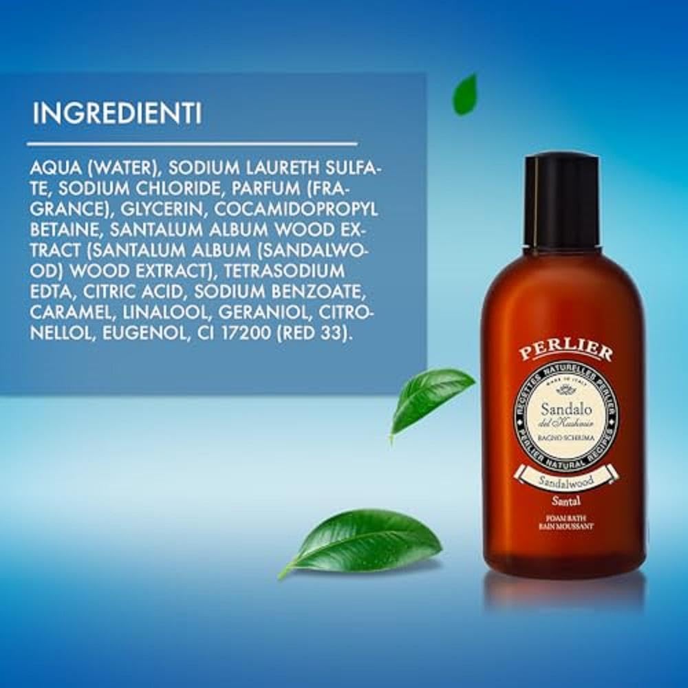 Perlier Foam Bath, Sandalwood, 16.9 fl.oz.