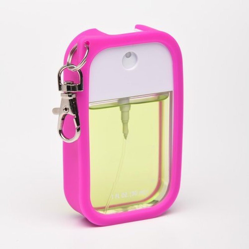 Paradise Curated Silicone Case Compatible with Touchland Hand Sanitizer Spray, Power Mist and Glow Mist 1 fl oz - Purple Rain