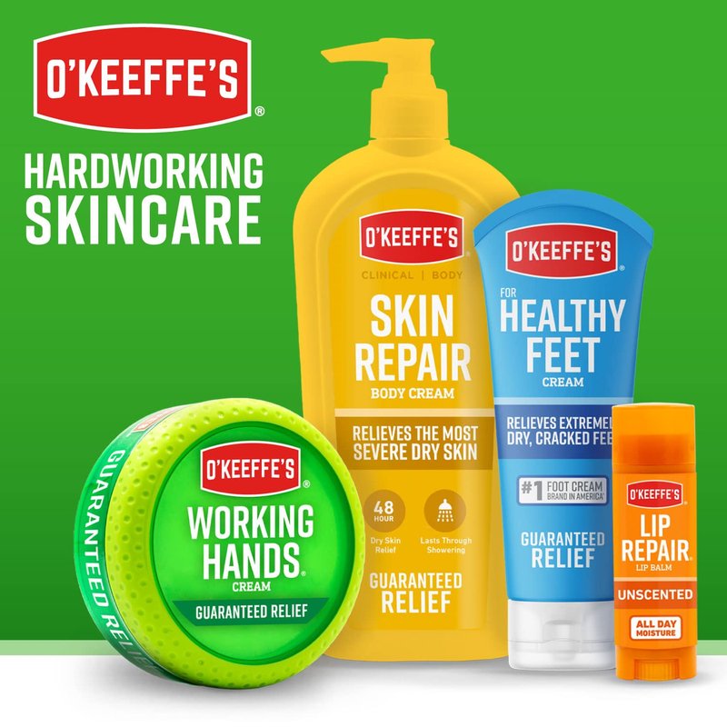 O'Keeffe's Skin Repair Body Lotion and Dry Skin Moisturizer, Pump Bottle, 12 ounce, Packaging May Vary