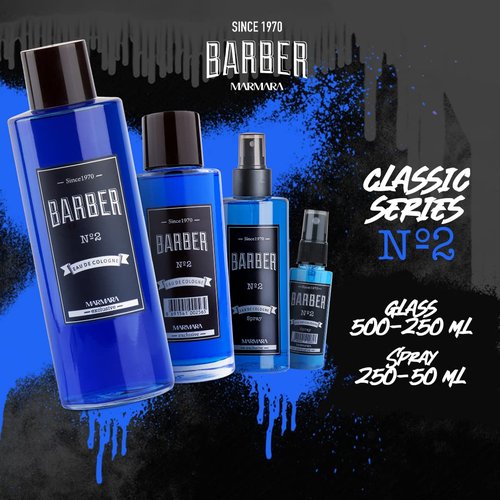 Marmara Barber Eau De Cologne No 2 250ml (Blue)