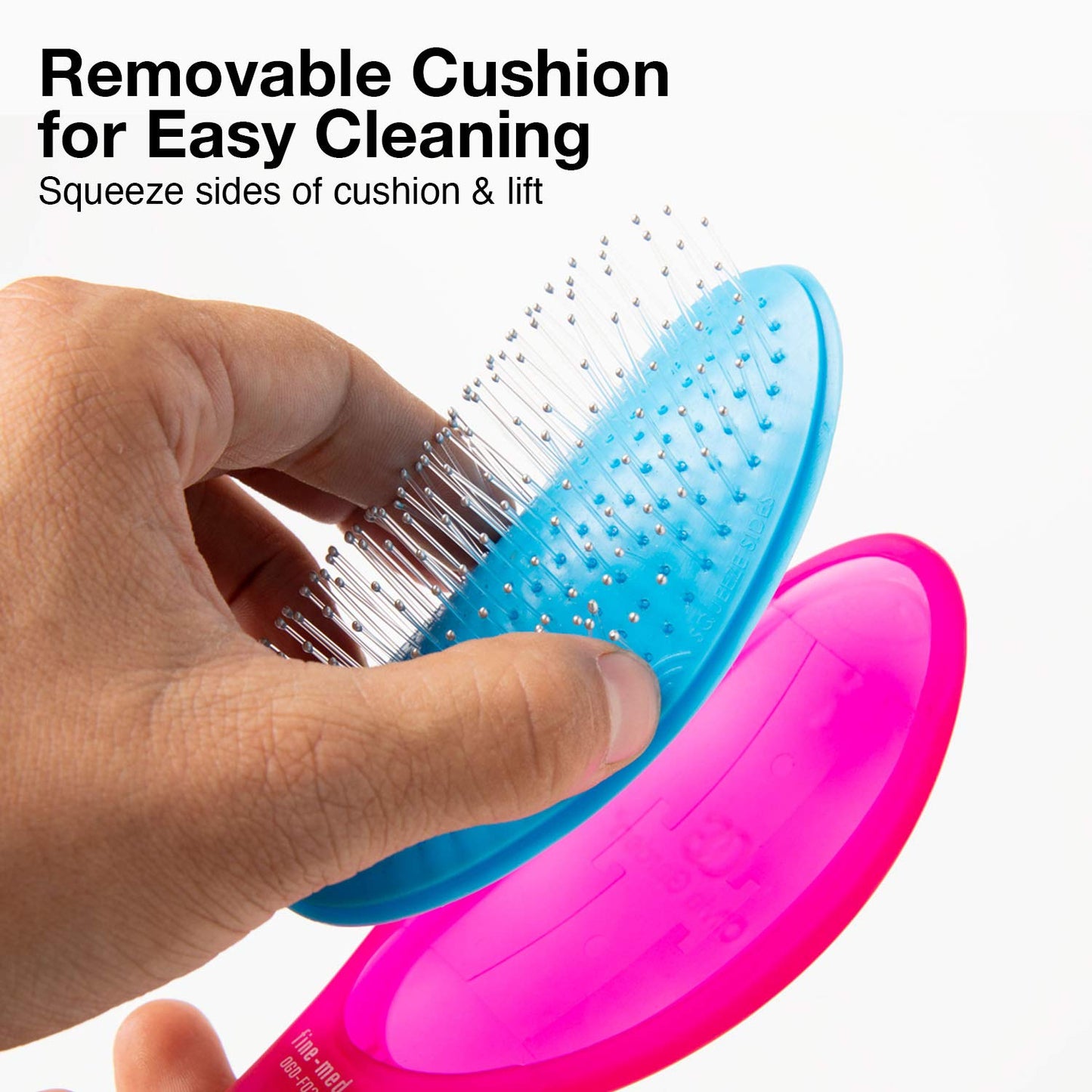 Olivia Garden OG Detangler Brush - Scalp-Massaging, Easy-Clean Design for All Hair Types