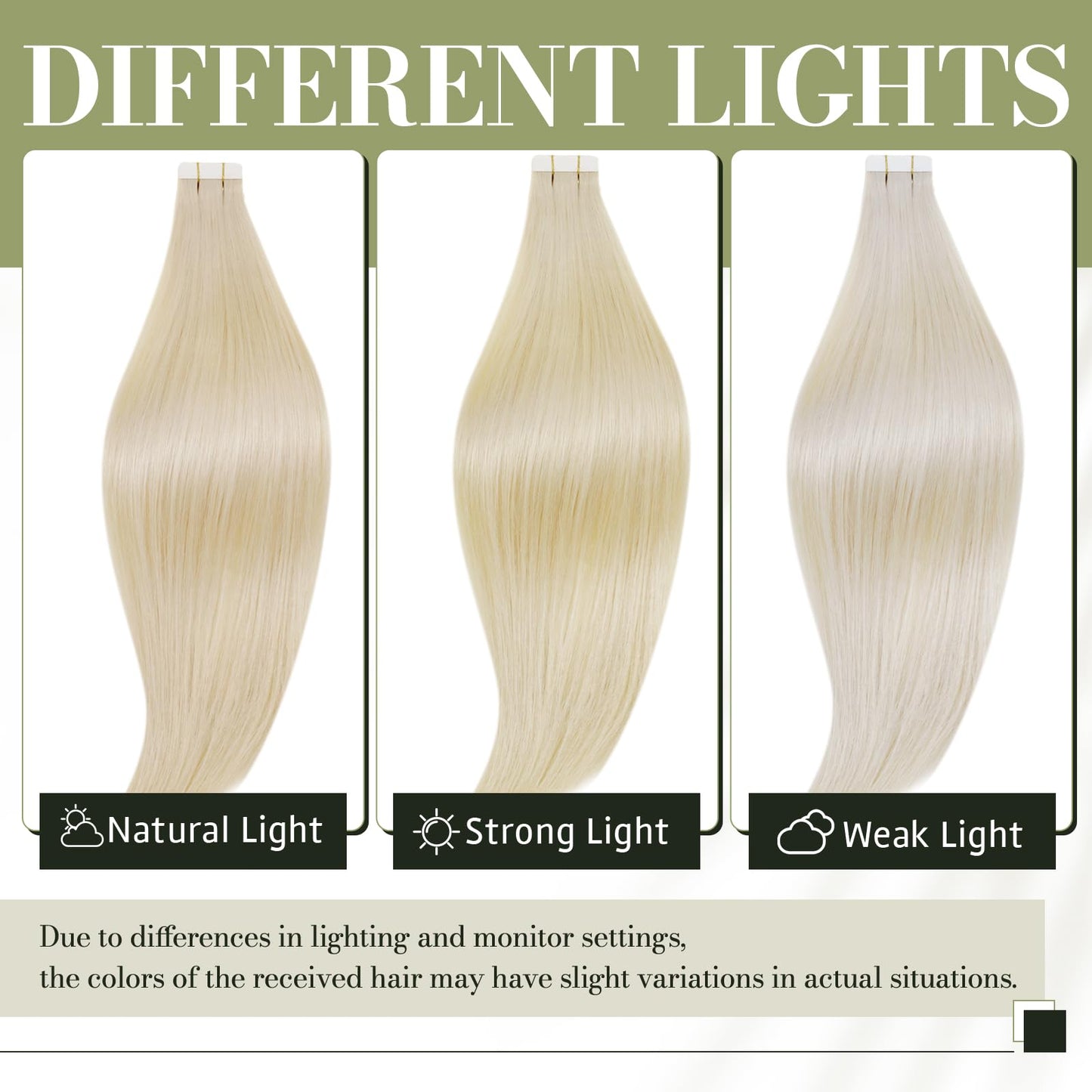 RUNATURE Blonde Human Hair Tape in Extensions 12 Inch Remy Tape in Hair Extensions Human Hair #60 Platinum Blonde Double Sided Short Tape in Human Hair Extensions Full Ends Salon Quality 30g 20pcs