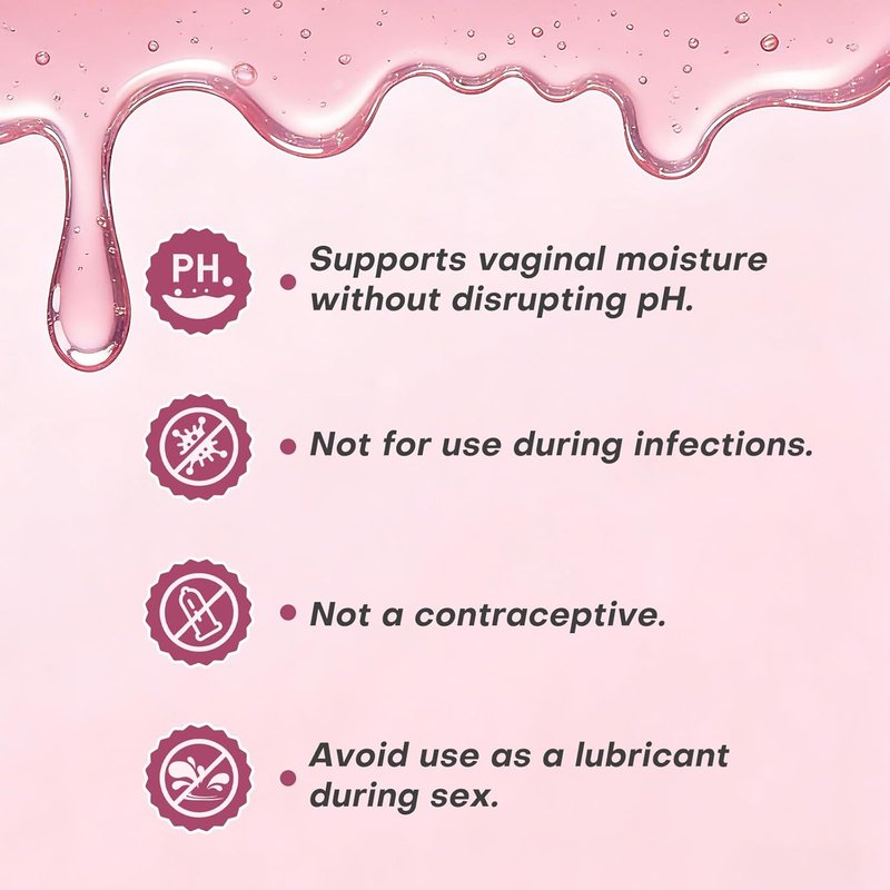 Hyaluronic Acid Vaginal Moisturizer - pH Balanced Care Gel for Dryness Relief | Fragrance-Free