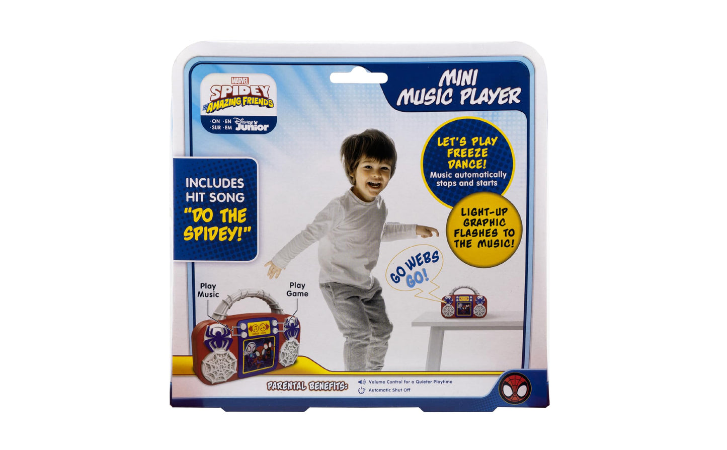 Spidey and His Amazing Friends Toy Music Player, Toddler Toy for Ages 3+