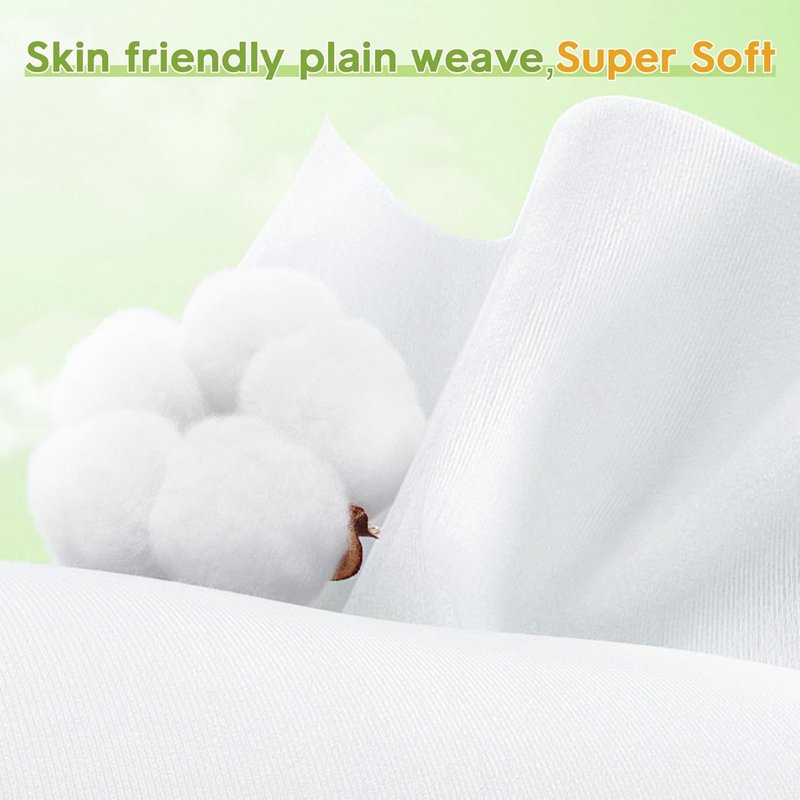 Compressed Towel - Mini Ultra-Soft Pure Cotton Disposable Face Towel | Portable Cleansing Tissue for Travel, Camping, Hiking, Green