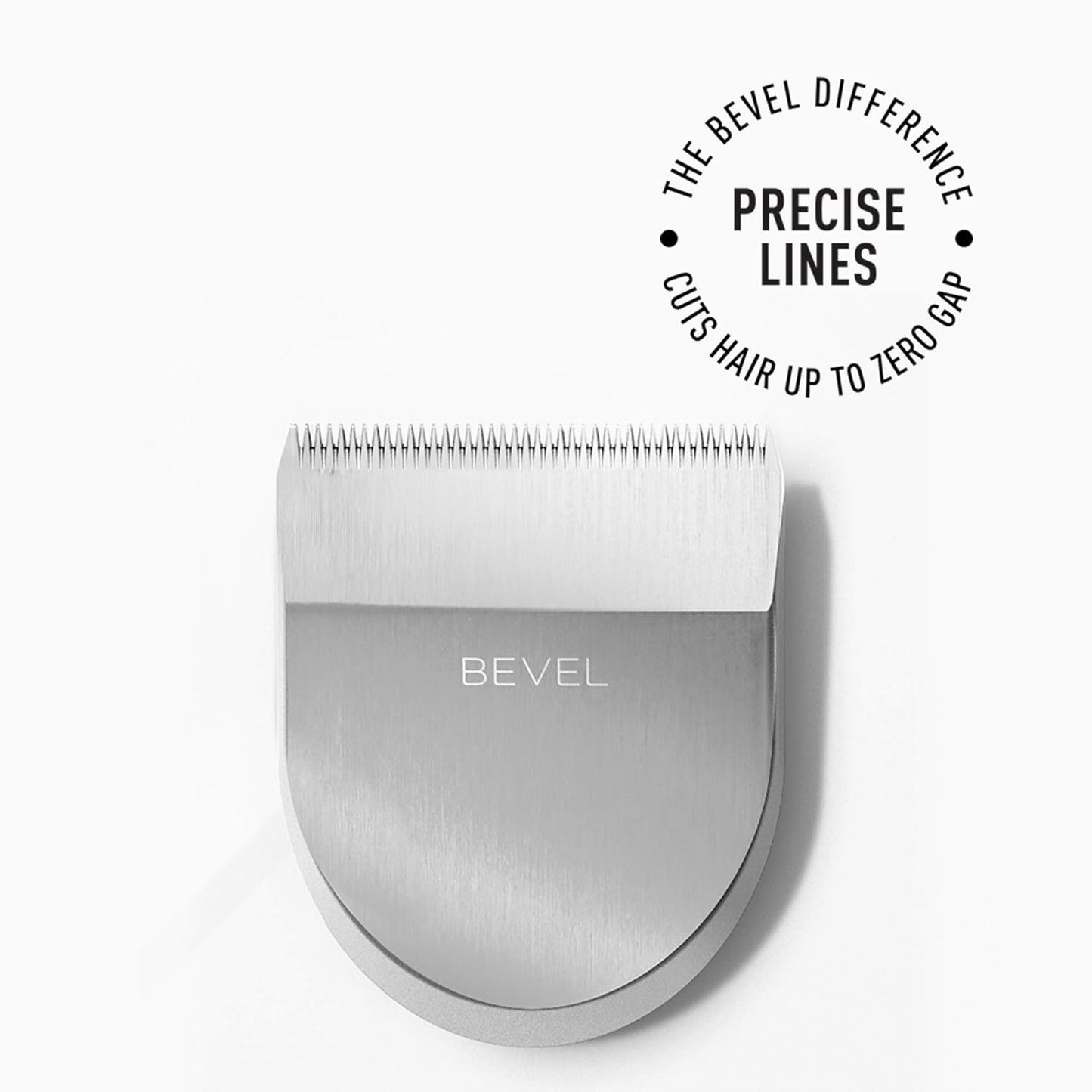 Bevel T Blade Trimmer Head Attachment for Increased Control, Fading, and Outlining - Compatible With Bevel Trimmer Only - For Men, Silver