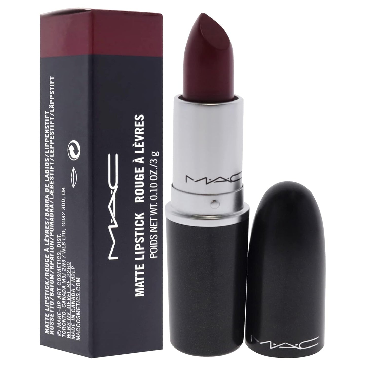 Powder Kiss Lipstick - M·A·C 630 D For Danger | Hydrating Matte Lip Color 0.1 oz