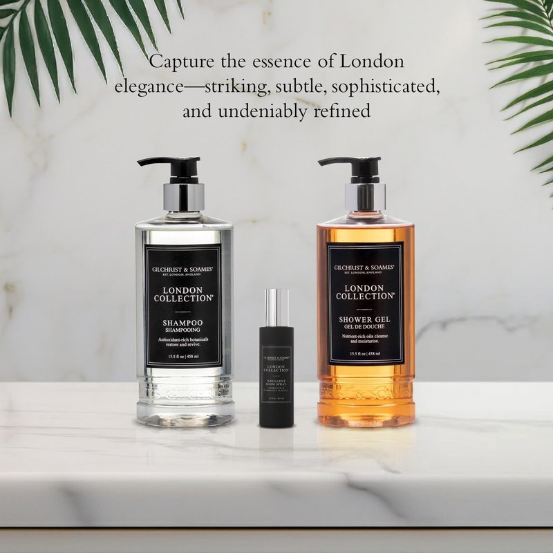 Gilchrist & Soames London Shower Gel & Body Wash – Hydrating Cleanser with Red Tea, Soy, & Grape Seed Oil – Sulfate, Paraben, & Cruelty Free Cleanse with Crisp, Clean Scent, 15.5 oz.
