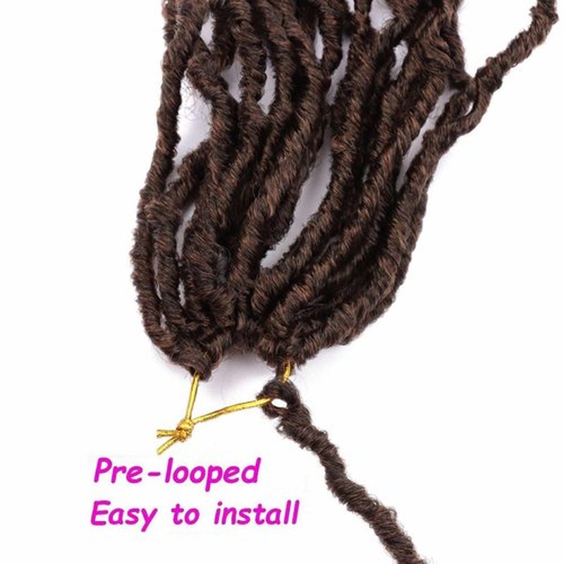 8 Packs Soft Locs 24 Inch Faux Locs Crochet Hair for Butterfly Locs Distressed Soft Locs Crochet Hair for Women (24 Inch(Pack of 8), T30)