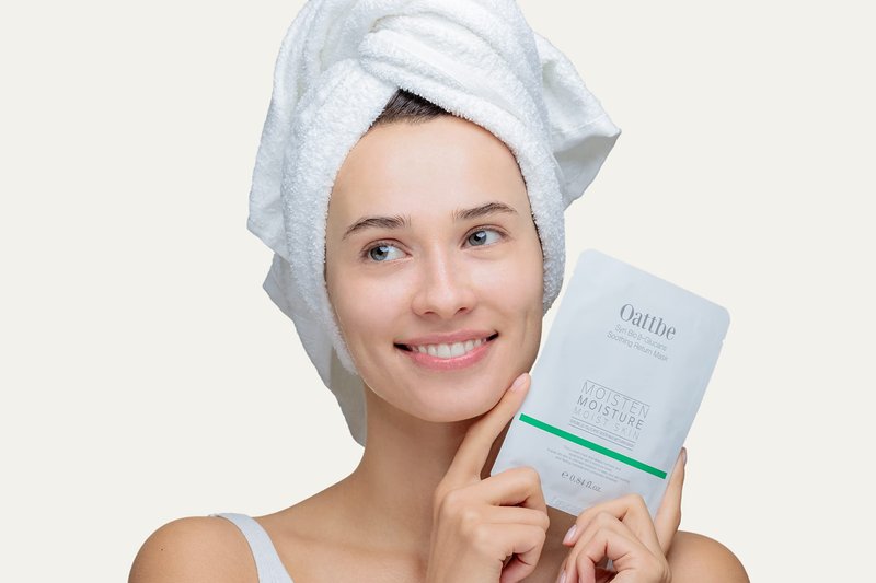 Oattbe Syn Bio Beta Glucan 7 Pack Premium Korean Sheet Masks - Instantly Hydrating Face Masks with 5 Types of Hyaluronic Acid and Antioxidants