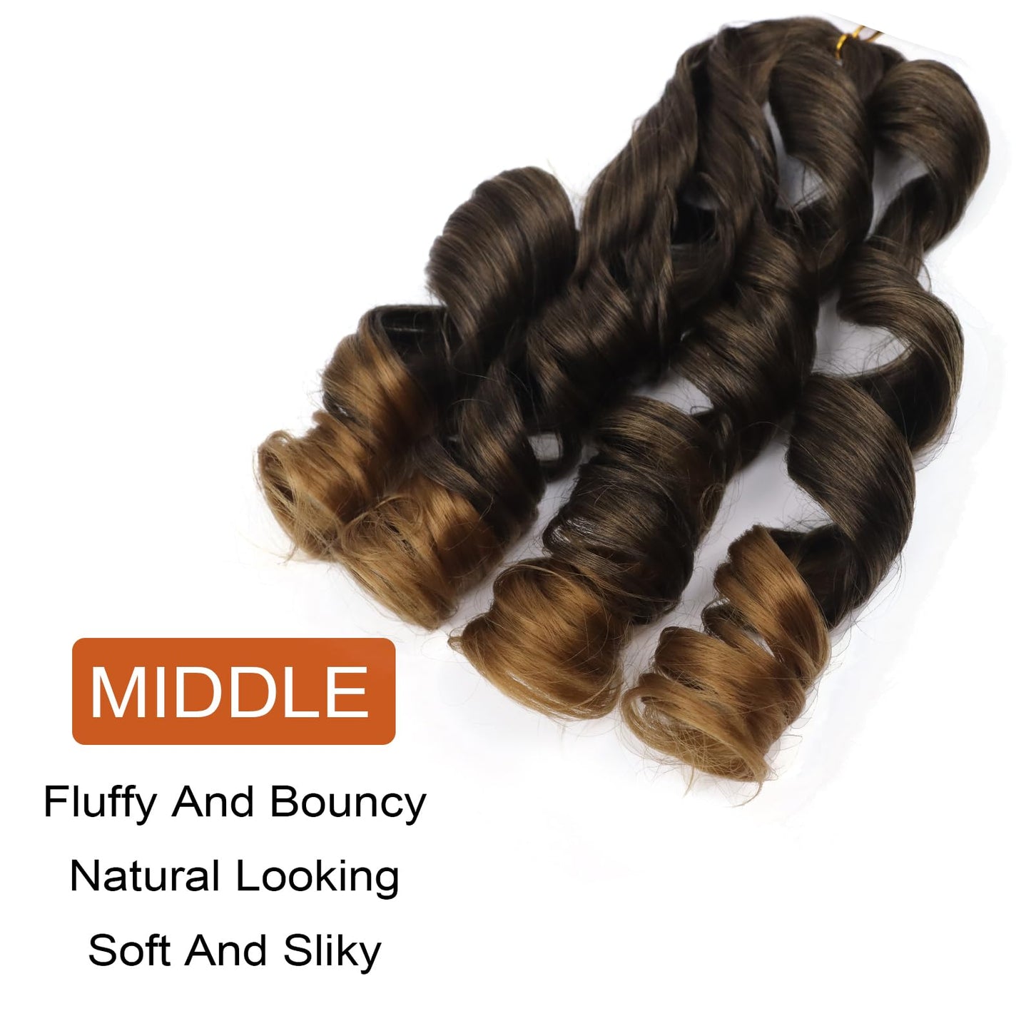 French Curly Braiding Hair Pre Stretched for Goddess Braids 14 Inch 8 Packs Spanish Braiding Hair Bouncy French Curl Crochet Braids Synthetic Braiding Hair Extensions(14 Inch/Pack of 8, T27)