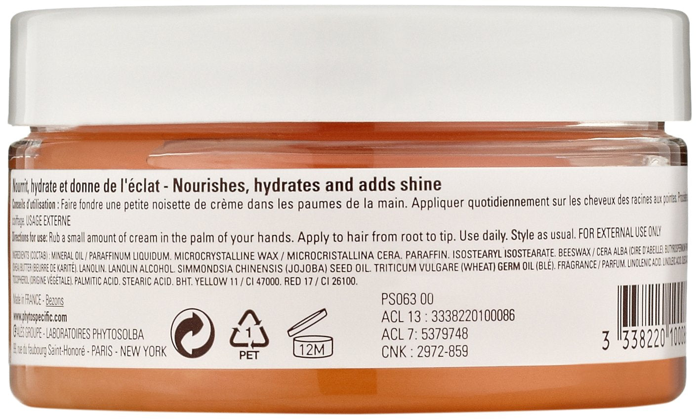 PHYTO PARIS Phyto Specific Nourishing Styling Pomade Cream
