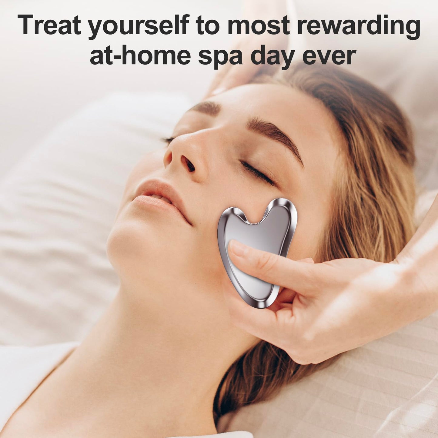 ZminRN Terahertz Gua Sha Facial Tools Guasha Tool for Face Body Gua Sha Stone Lymphatic Drainage Massager